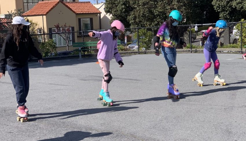 Roller skating in dubai