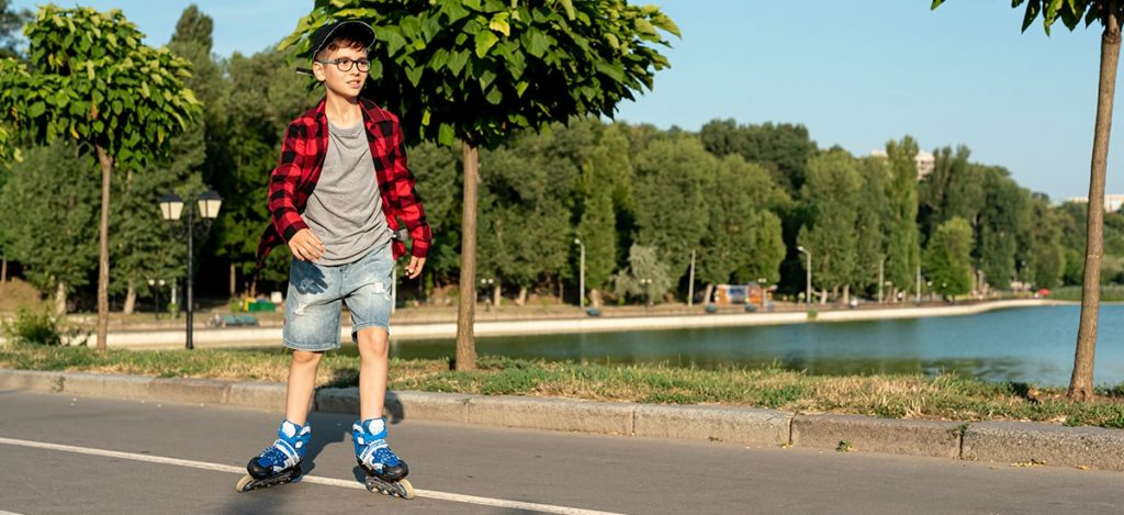 roller skating braking - pursueit