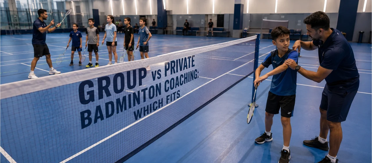 Group vs Private Badminton Coaching in Dubai: Which Fits Your Game?