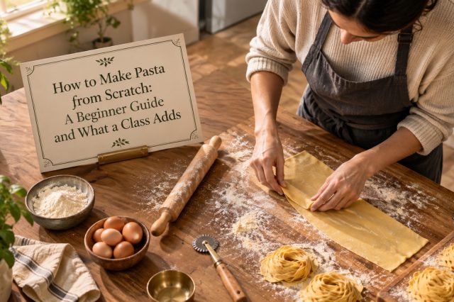How to Make Pasta from Scratch: A Beginner Guide and What a Class Adds