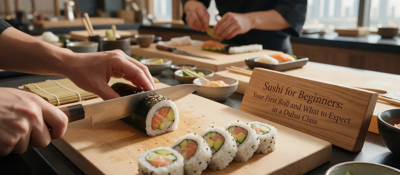 Sushi for Beginners: Your First Roll and What to Expect in a Dubai Class