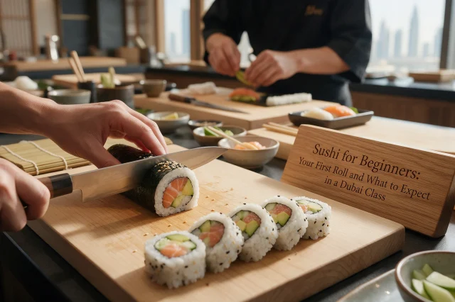 Sushi for Beginners: Your First Roll and What to Expect in a Dubai Class