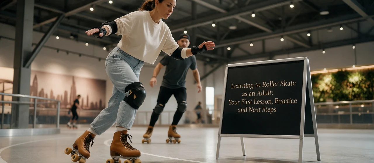 Learning to Roller Skate as an Adult: Your First Lesson, Practice and Next Steps