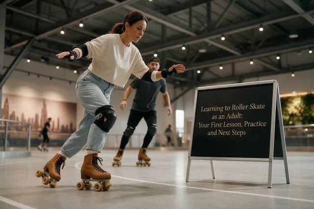 Learning to Roller Skate as an Adult: Your First Lesson, Practice and Next Steps