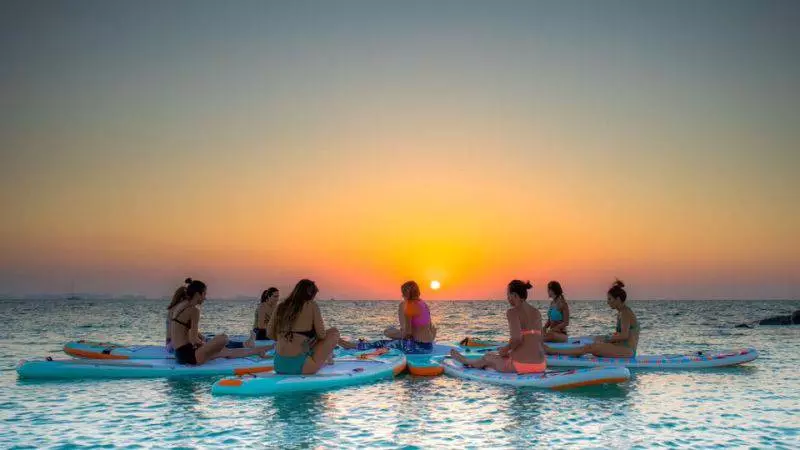 Stand-Up Paddle board Yoga