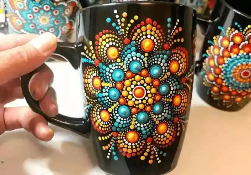 POINTILLISM : Paint Your Own Mug